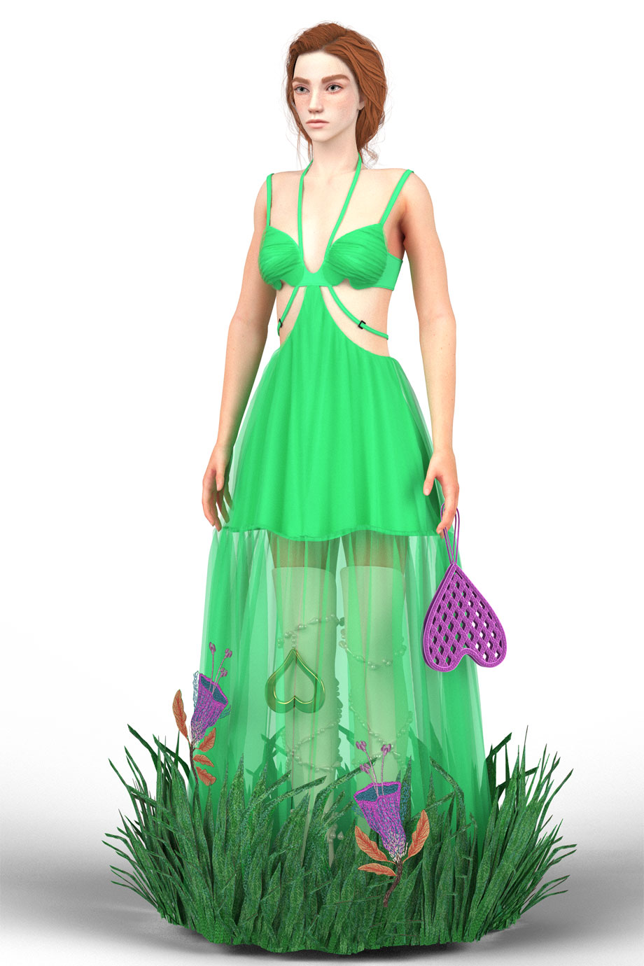 Платье Rerooted nature