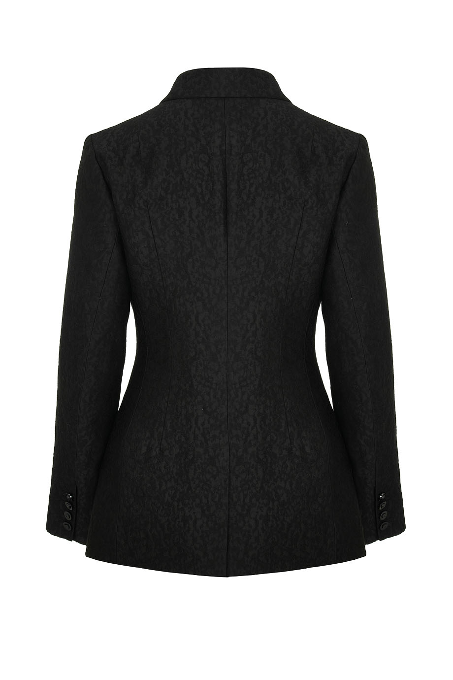 Двубортный жакет-смокинг