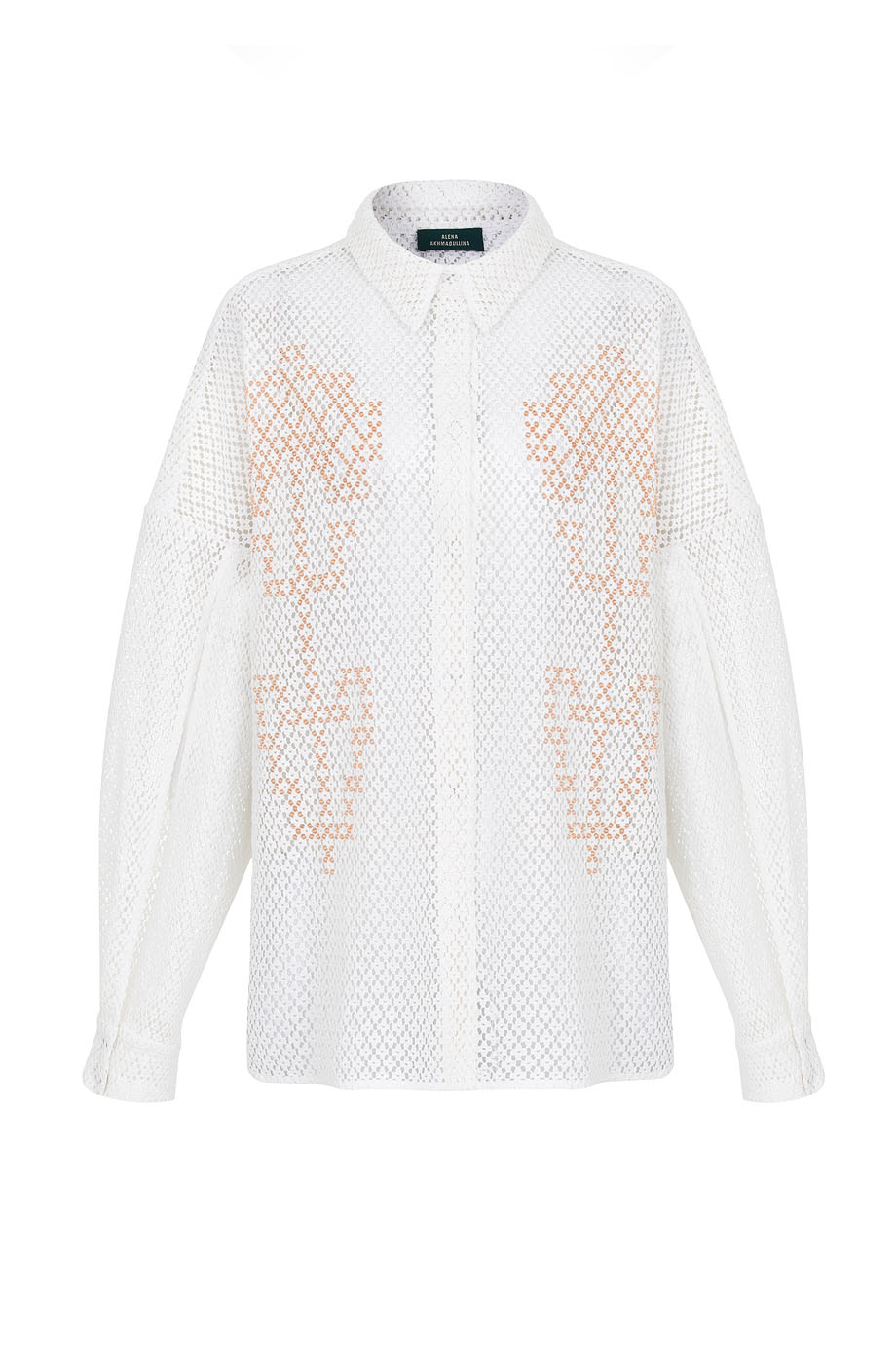 Блуза с разрезами на рукавах