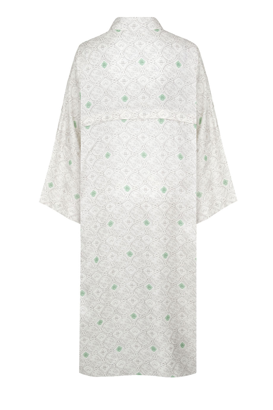 Платье-рубашка прямого силуэта