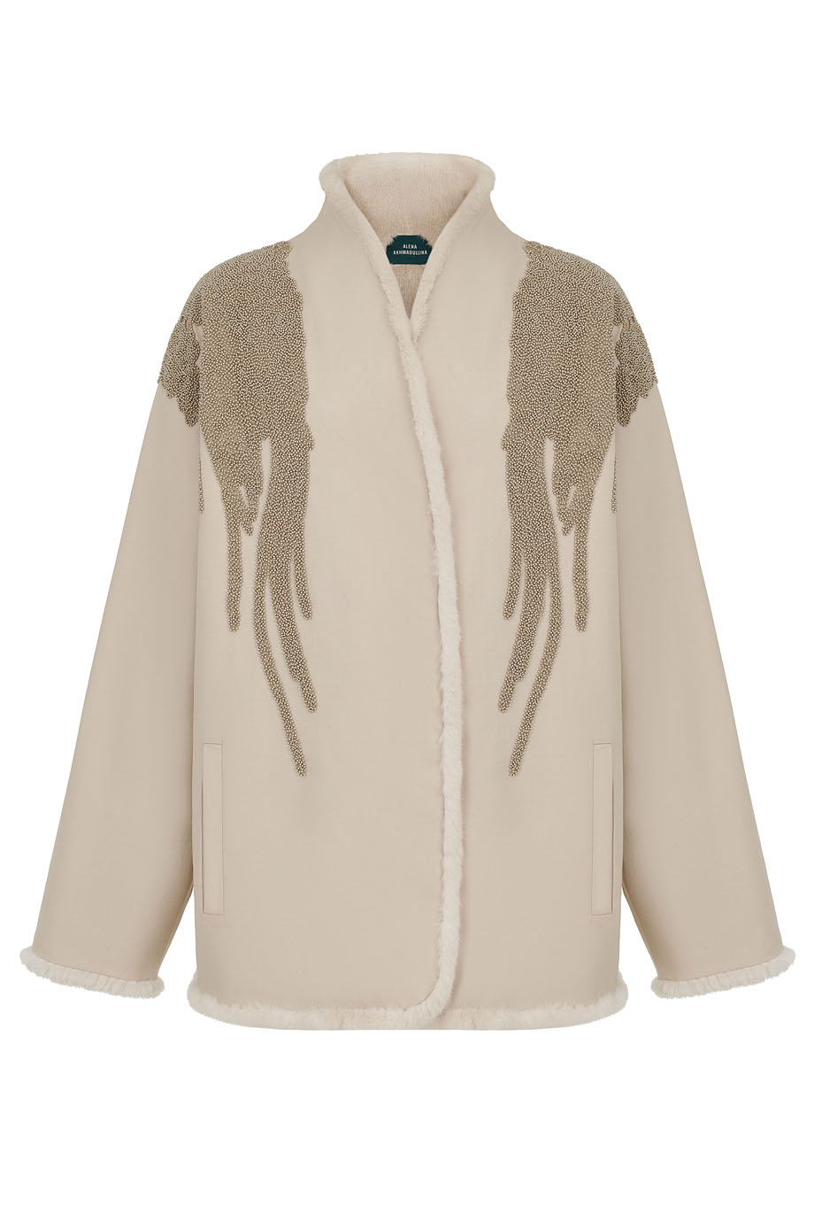 Чапан на норковом меху от дизайнера Алены Ахмадуллиной Чапан на норковом меху