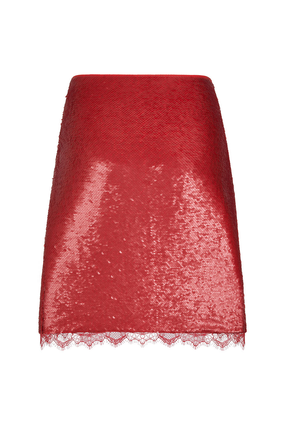 Юбка-мини с отделкой пайетками