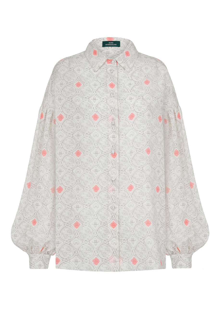 Блуза прямого силуэта