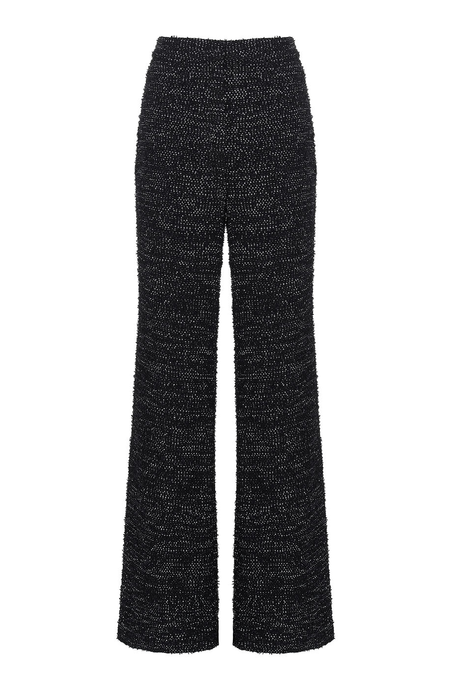 Брюки твидовые с пайетками