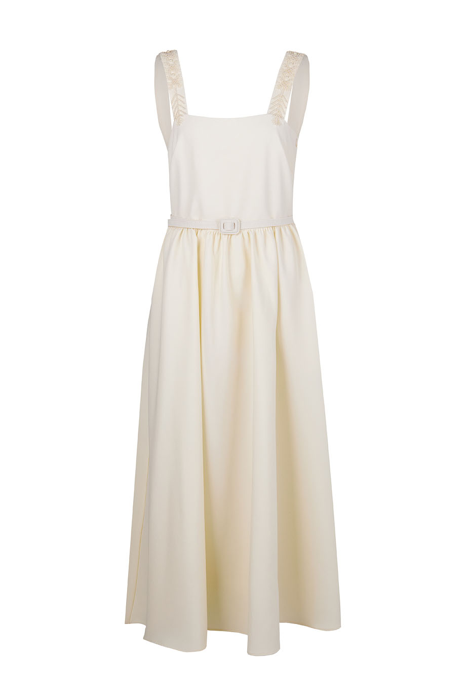 Платье-сарафан со сборкой на талии