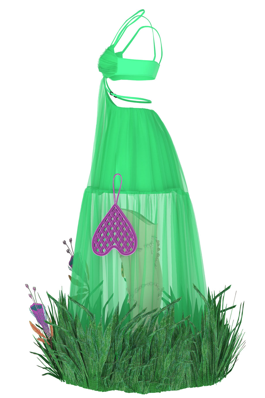 Платье Rerooted nature