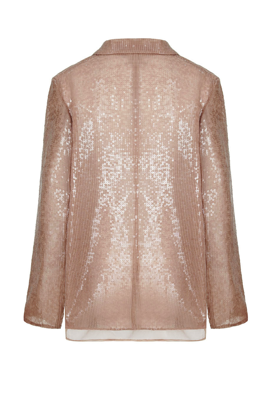 Жакет однобортный с английским воротником