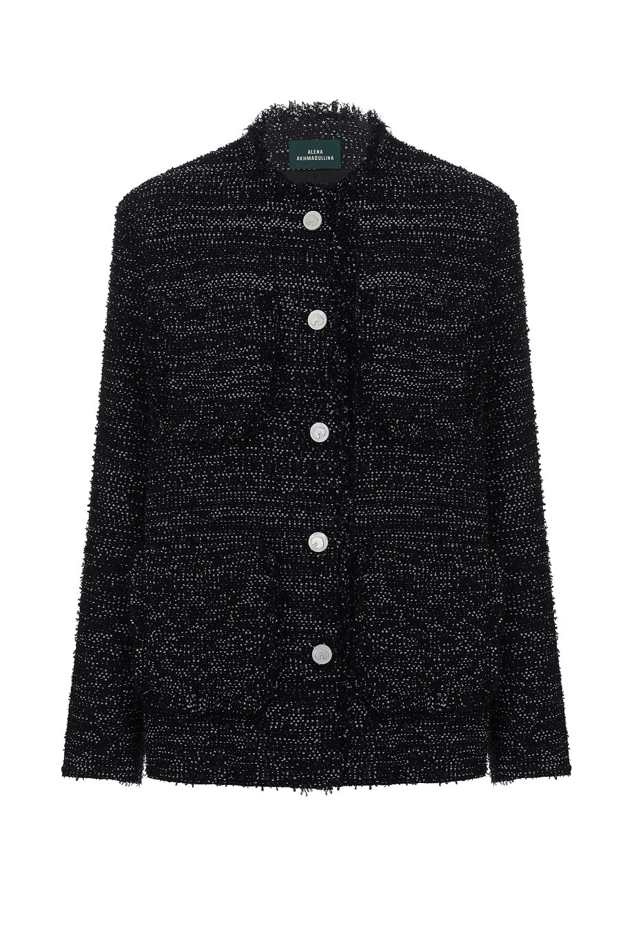Жакет твидовый с пайетками