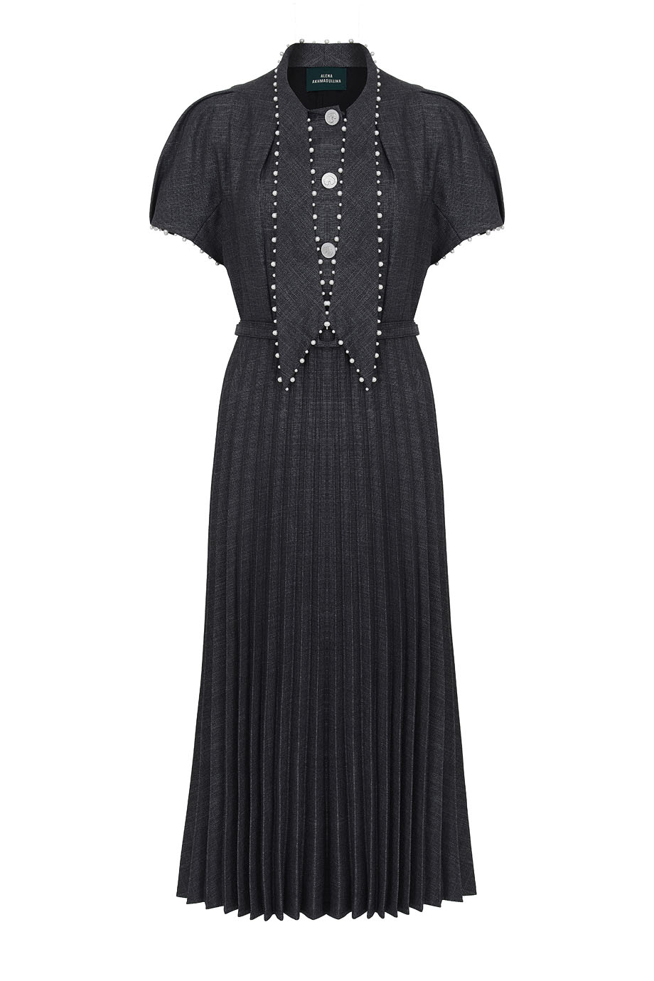 Платье с юбкой плиссе