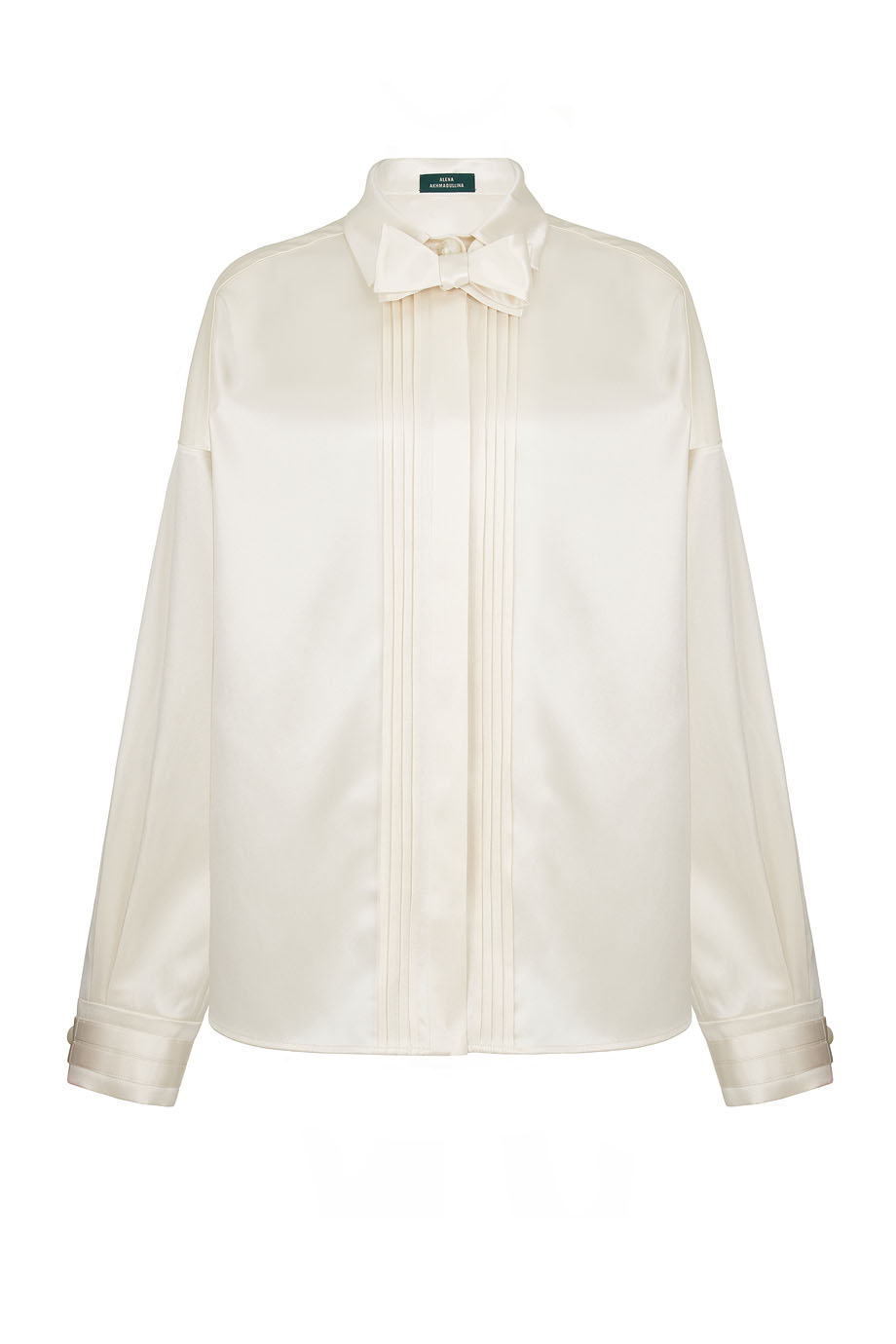 Блуза прямого свободного силуэта