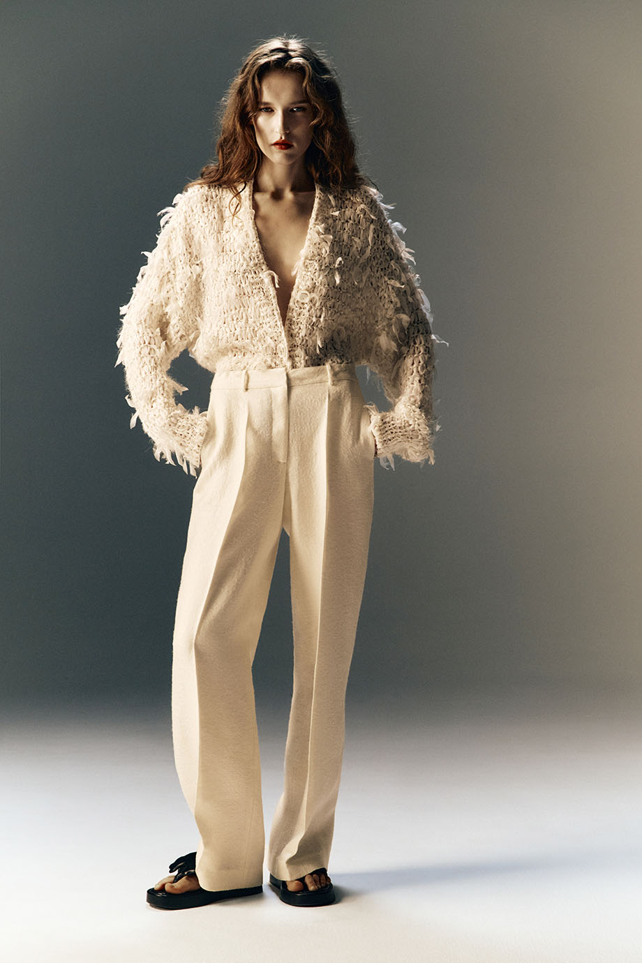 Кардиган свободного силуэта