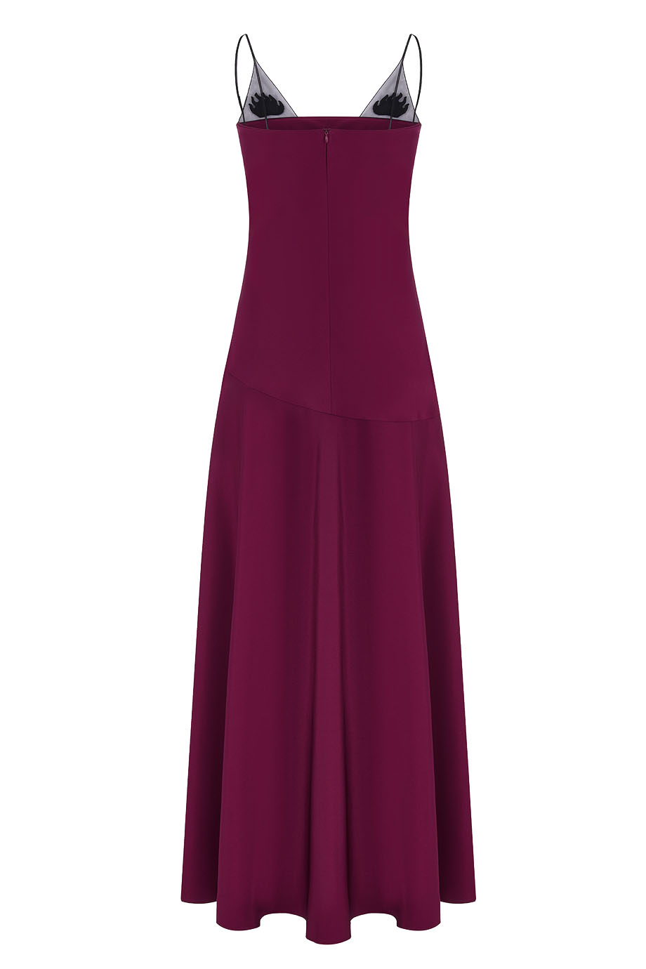 Платье макси на бретелях