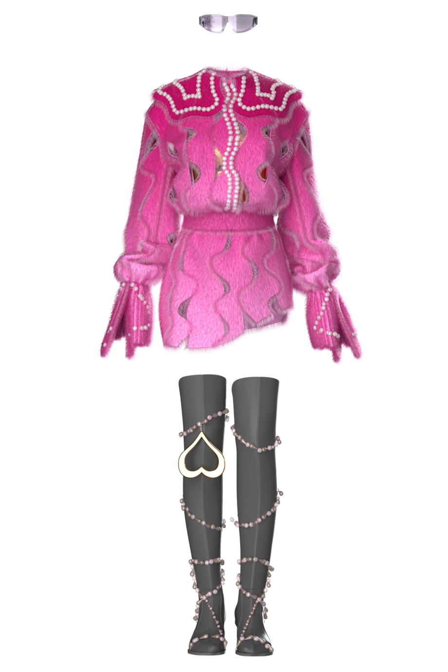 Платье Flowers Extract