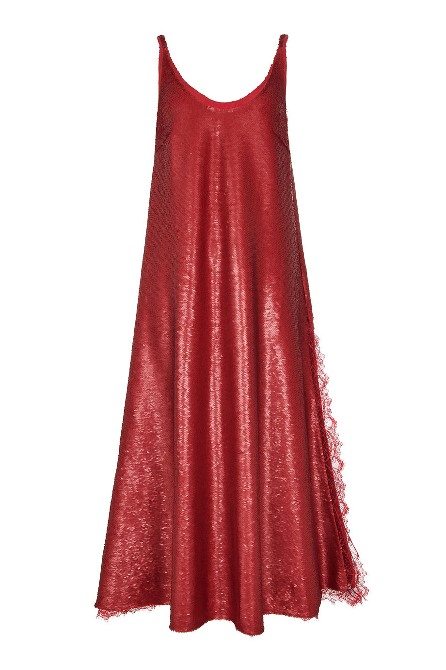 Платье-комбинация на бретелях